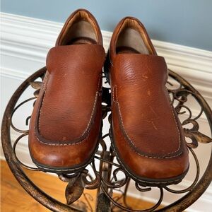 Born Bellow Brown Leather Slip On Loafers. Men’s Size 8 Medium